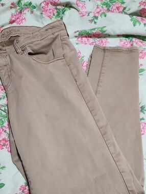 American Eagle Outfitters Tan Slim Pants Jeggings